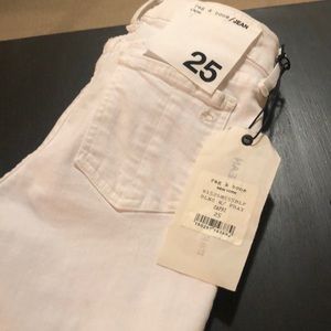 New with Tags Rag and Bone white jean Capri
